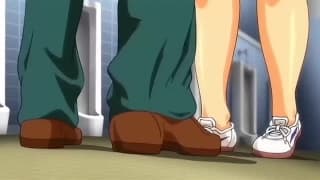 She rides his dick and fills it with pleasure