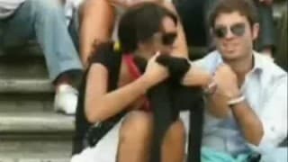 Sneaky unsuspected up skirt shots