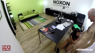 Susan Ayn fucks her boss on the desk