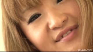 The Asian Kurea Mutou knows how to tit wank