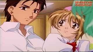 This blonde hentai gets a good fuck