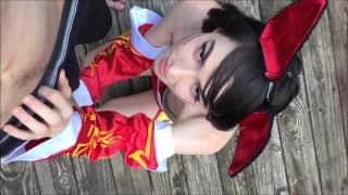 This couple puts on some cosplay, manga!