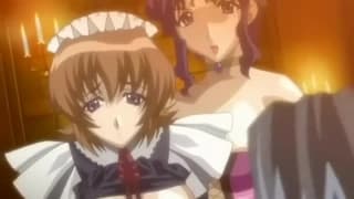 This hentai slut makes her pussy squirt