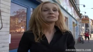 This milf gets it deep outside today