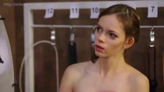 This poor young woman gets whipped hard