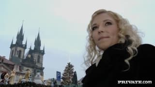 This slut takes money for sex and he records it