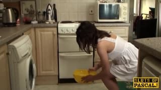 This slut wants all of him inside her