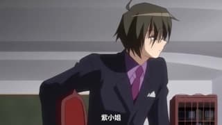 This young waitress is fucked in this hentai