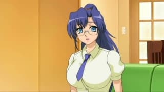 Two lesbian hentai girls love getting messy