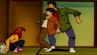 Two teens playing with each other